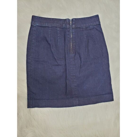 FOSSIL denim miniskirt in dark blue size 4 - Picture 5 of 9